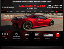 Tablet Screenshot of classautocenter.com